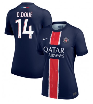 Paris Saint-Germain Desire Doue #14 Hemmatröja Kvinnor 2024-25 Kortärmad